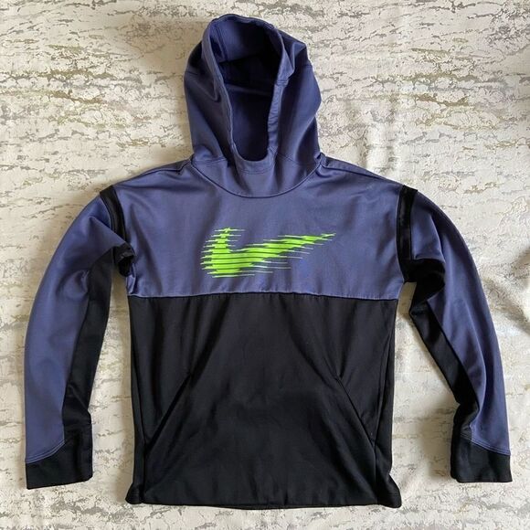 Nike Swoosh Boys Hoodie Sweatshirt - Picture 1 of 10